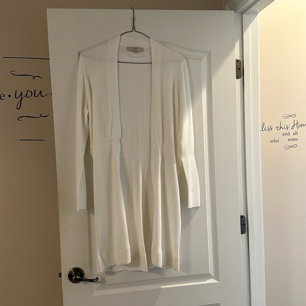 Ann Taylor Loft Long Cardigan